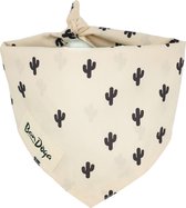 Cactus Bandana Hond | Bandoga | L | Hondenbandana Beige | Hondensjaaltje