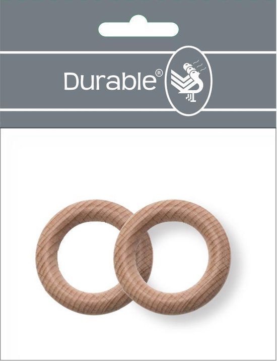 Beukenhouten bijtringen 40mm 2 stuks