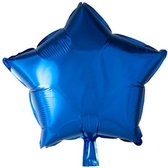 Wefiesta Folieballon Ster Marineblauw 46 Cm