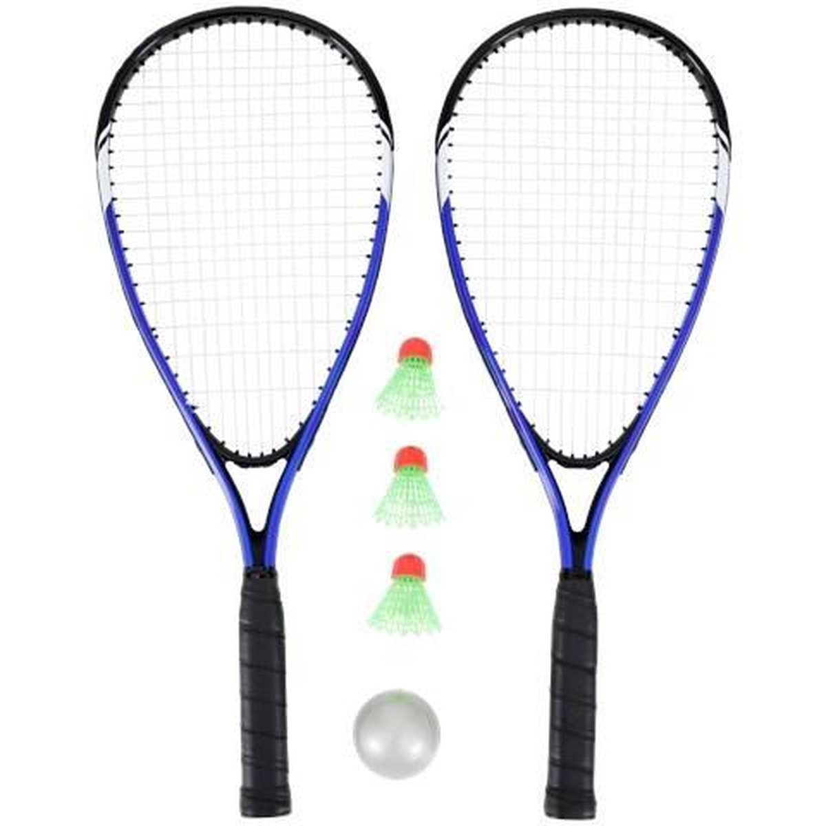 AI&E - Tennis Kit - Badminton Set - + Gratis Opbergtas - Blauw
