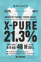 5 pack Turbo gist hoog alcoholpercentage 21,3% voor 25 liter!