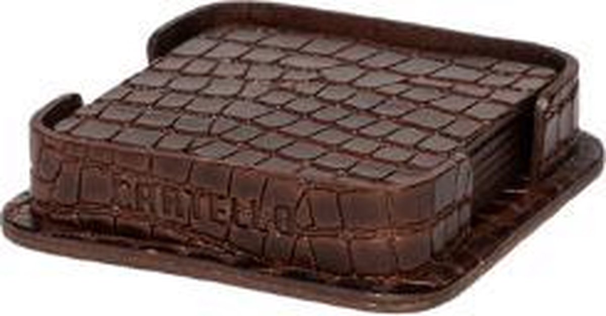 CartelloHome - Onderzetter - Vierkant - Lizard - Cinnamon