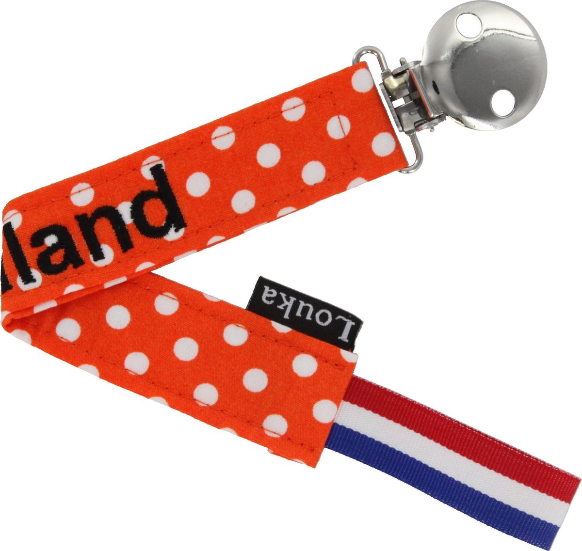 Goedkoopste Louka speenkoord Holland oranje - speenketting - katoen - EK -voetbal