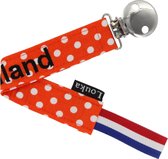 Louka speenkoord Holland oranje - speenketting - katoen - EK -voetbal