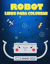 Libro para colorear de robots para ninos de 4 a 7 anos