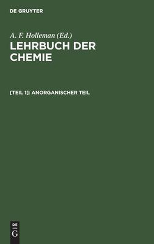Anorganischer Teil - cover