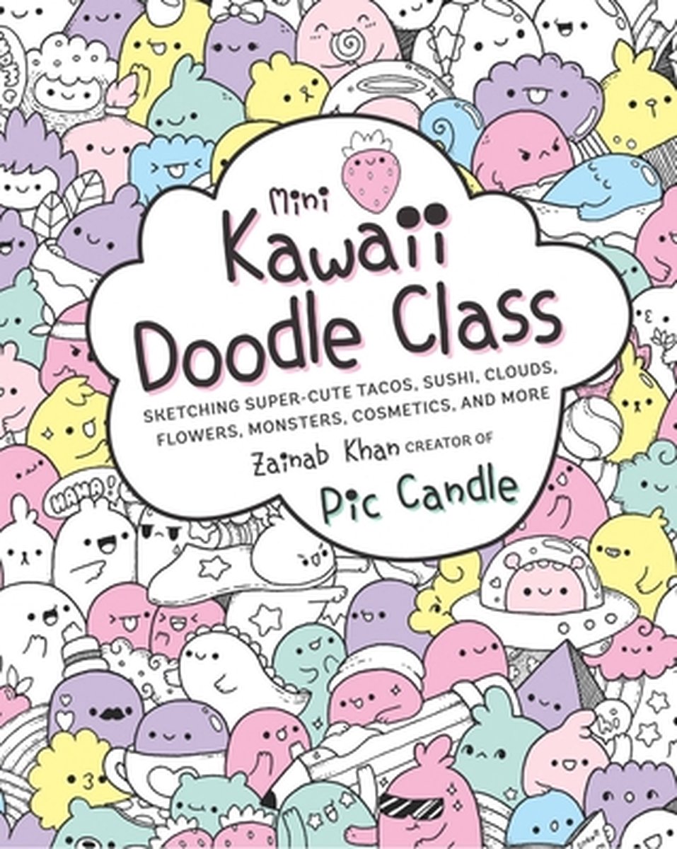Mini Kawaii Doodle Class - Pic Candle
