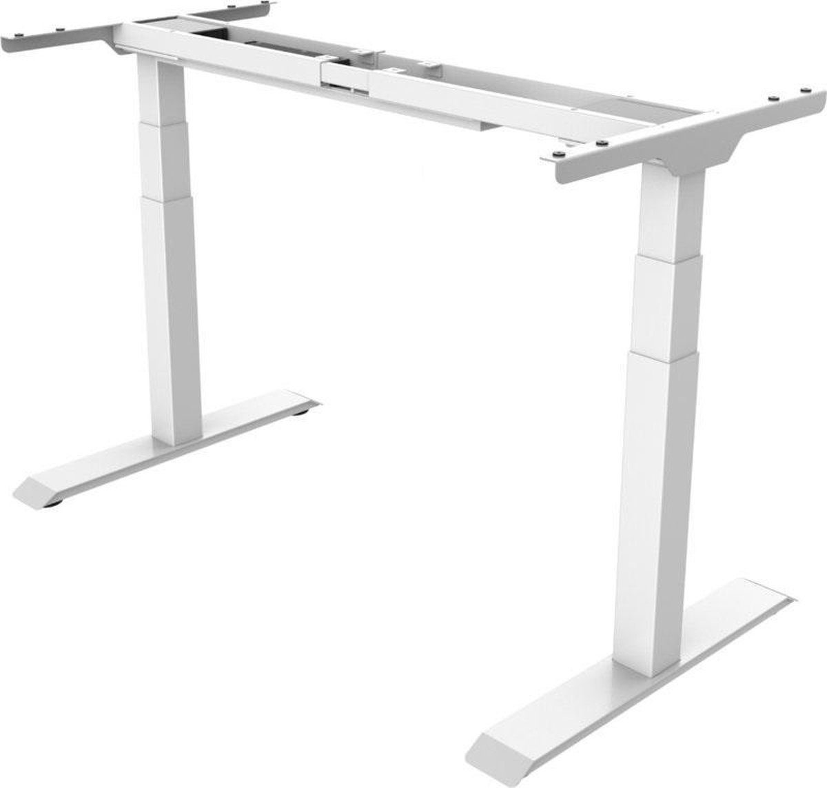 CityLine Topdesign Elektrisch verstelbaar zit sta bureau frame Max 200 x 80 cm 140 kg belasting Frame Wit Dubbele motor memory bediening