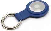 Sleutelhanger voor Apple AirTag - Blauw - Siliconen Hoesje voor Apple Apple AirTag - Case voor Apple Airtag - 1 stuk - Blauw