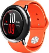 Siliconen Smartwatch bandje - Geschikt voor  Xiaomi Amazfit Pace sport band - oranje - Horlogeband / Polsband / Armband