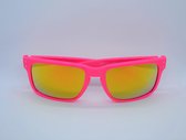 Zonnebril neon roze