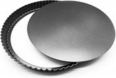 Non-Stick 28cm Tart Tin | Perfect for Pie Dishes & Quiche Dishes | Cheesecake Tins Removable Base