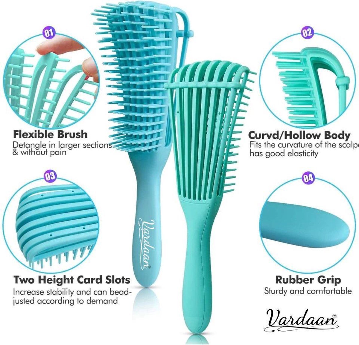Hairbrush Anti Klit Brushy Haarborstel Women Detangler Hair Brush Bristle Nylon Scalp Massage  Teaser Hair Brush Comb