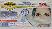Brava Masker | 3 lagen | 50 stuks Volledige ultrasone ongerepte productie 3-laags speciaal filter