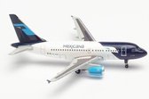 Herpa Airbus vliegtuig A318 Mexicana de Aviación 6,3cm