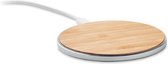 Qi draadloze-oplader-lader-charger 5W/7,5W/10W fast-charger-wireless-bamboe-hout-smartphone_zilver