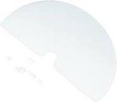 Rayher Hobbykunst - lampenkap klein rond - art. 2303500 - 5 kappen - DIY kap voor lamp - wit transparant