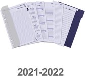 6335-21-22 Pocket agendavulling week EN DU FR IT + bijlagen 2021-22