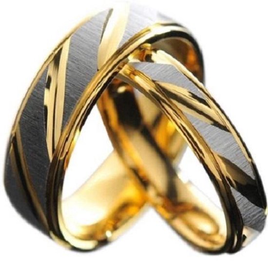 Jonline Prachtige Ringen voor hem en haar | Trouwringen |Vriendschapsringen|Relatieringen|Set Ringen - Jonline