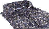 Overhemd flannel bloemen print - Tailored Fit