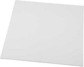 Canvas Paneel, afm 30x30 cm, dikte 3 mm, wit, 280 gr, 10stuks