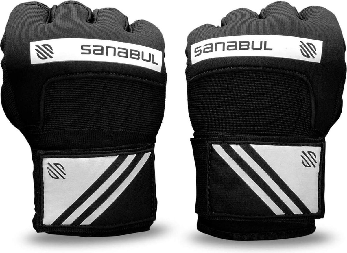 Sanabul Essential Gel Quick Hand Wraps - zwart - S/M