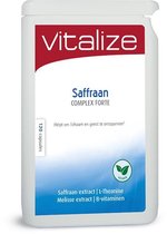 Vitalize Saffraan Complex 120 capsules - Voor een positieve gemoedstoestand en ondersteuning bij stress - Met 28 mg saffraan extract