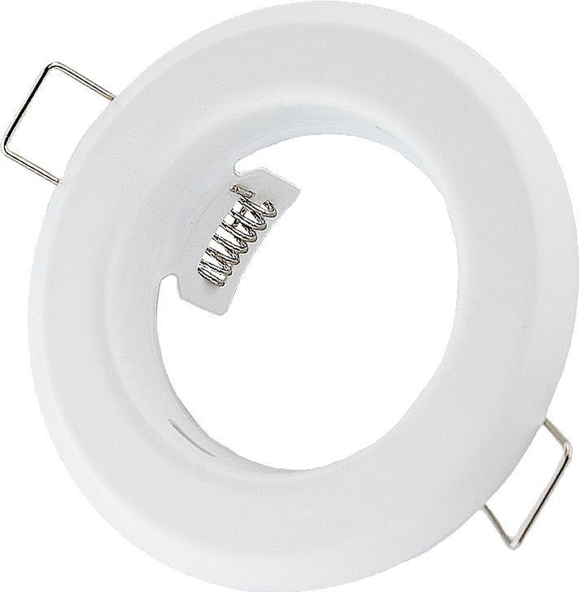 Groenovatie Inbouwspot - Rond - Vast - GU10 Fitting - Ø 83 mm - Mat Wit