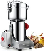 Dakta® Professionele Elektrische Graanmolen 700g - Spice grinder - Electrische Kruidenmolen- RVS  2500W