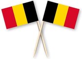 Cocktail prikkers België 50 stuks | EK/WK | Voetbal