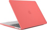 Apple MacBook Air 13 (2018-2020) Case - Mobigear - Matt Serie - Hardcover - Rood - Apple MacBook Air 13 (2018-2020) Cover