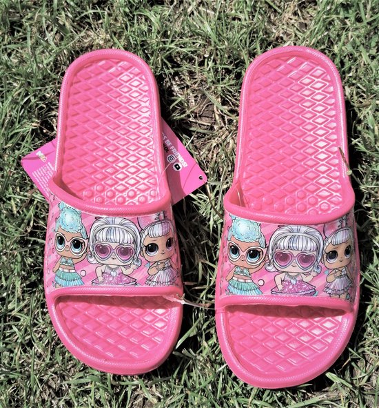 L.O.L surprise badslippers voor meisjes maat 32 33 paars bol