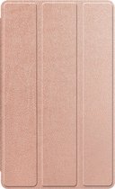 Samsung Galaxy Tab A7 Lite Hoesje 8,7 inch Case rose Goud - Samsung Galaxy Tab A7 Lite Hoes Hardcover Hoesje Bookcase - rose Goud