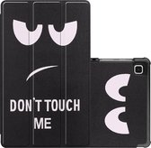 Hoesje Geschikt voor Samsung Galaxy Tab A7 Lite Hoesje Case Hard Cover Hoes Book Case - Don't Touch Me