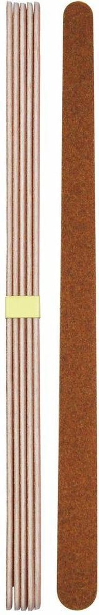 2B Nagelvijl Natural - 6 x 5 stuks - Voordeelverpakking