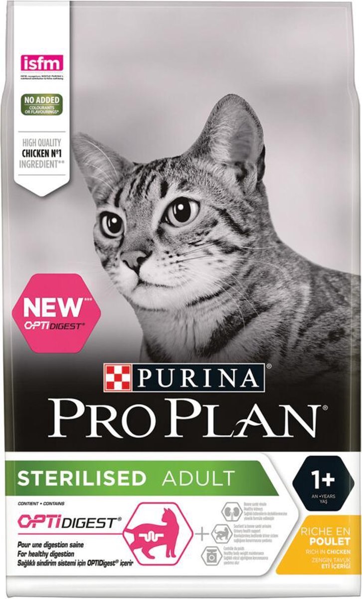 Pro Plan Pro Plan Adult Sterilised Delicate Digest Kip 3 kg
