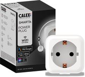 Calex Slimme Stekker - Smart Plug EU - WiFi Stopcontact met App - Werkt met Alexa en Google Home - Wit