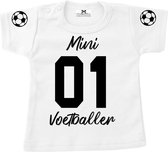 T-shirt pour bébés et enfants - Mini footballeur - Taille 80