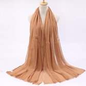 Emilie Scarves - Sjaal - linnen - 200*100CM - oranje