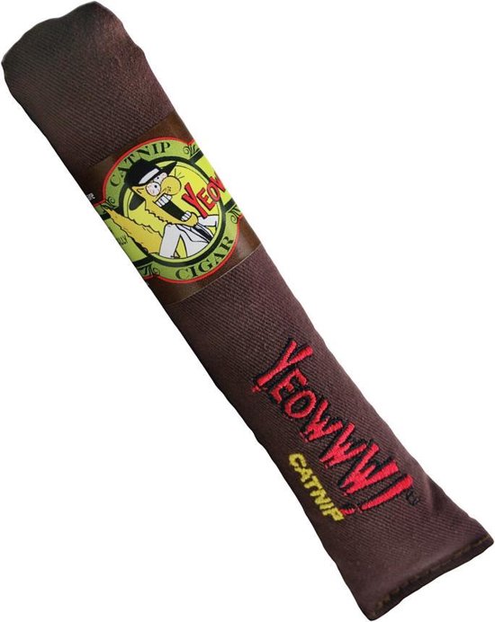 Kattenspeelgoed met kattenkruid, bekijk onze Top 20 van 2023 8 Yeowww Cigar original Singles – Kattenspeeltjes met de meest krachtige Catnip ter wereld! – Speelgoed voor katten met kattenkruid – Onweerstaanbaar – 17.7 cm – Bruin