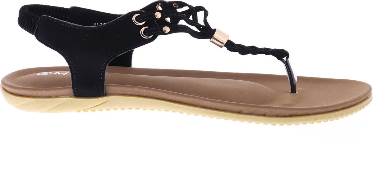 Mrchlabel Saf Dames Sandalen - Zwart - Maat 37