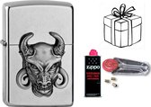 Geschenkset Zippo- ZIPPO met ZIPPO BENZINE en Vuursteentjes-uniek cadeau