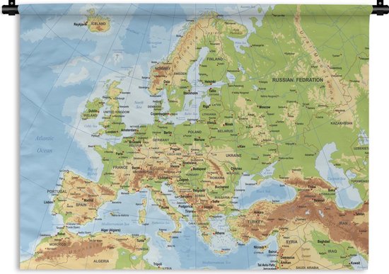 Tapisserie - Carte - Europe - Pays - 180x135 cm - Tapisserie