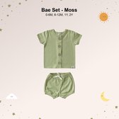Kleine Tijntje - BohoPanna Bae set - Moss - 0-6