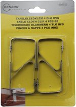 tafelkleedklemmen 2x4 stuks Benson