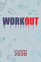 Kalender 2020: A5 Bodybuilding Terminplaner für Fitness Liebhaber mit DATUM - 52 Kalenderwochen für Termine & To-Do Listen - Work Out