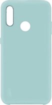 Solid hoesje Geschikt voor: Samsung Galaxy A10S Soft Touch Liquid Silicone Flexible TPU Rubber - Mist blauw