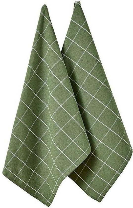 Keukendoek, Set van 2, Groen, 45 x 70 cm – Ladelle | Eco Check