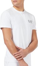 EA7 T-shirt - Mannen - wit - zwart