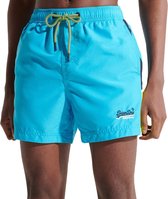 Superdry Beach Volley Zwembroek - Mannen - blauw - navy - geel